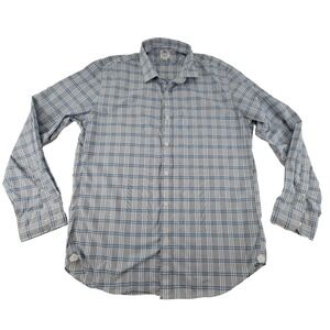 Thomas Mason™ for J.Crew Ludlow Slim-Fit Dress Shirt XL  Light Blue & Gray Plaid